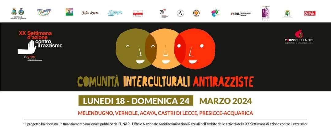 Comunità Interculturali Antirazziste – XX Settimana d’azione contro il razzismo UNAR